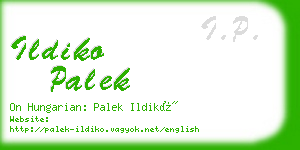 ildiko palek business card